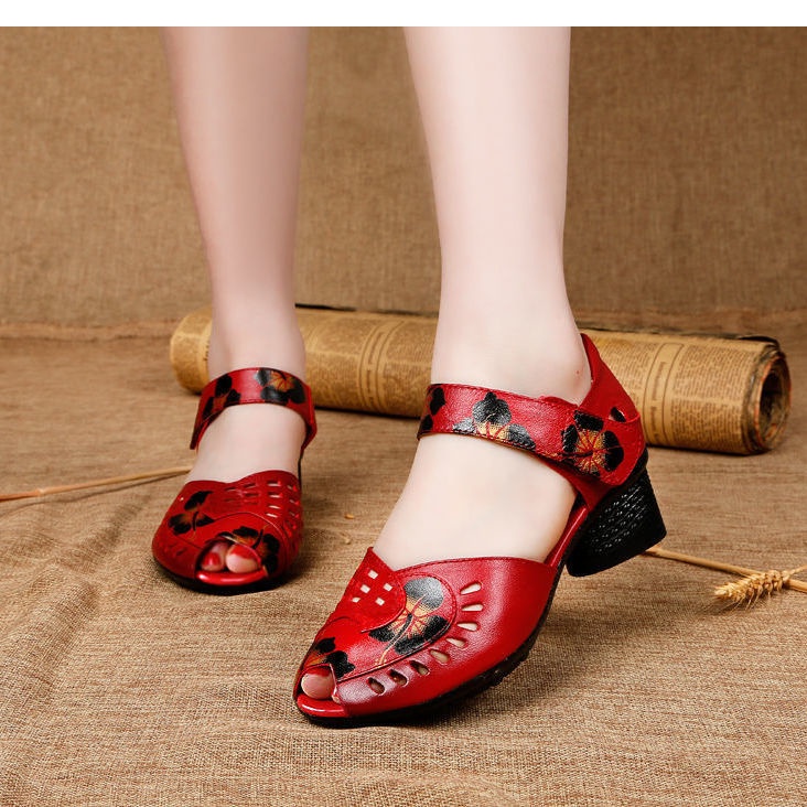 Giày Khiêu Vũ Đế Mềm Phong Cách Dân Tộc 2022 Dành Cho Nữ