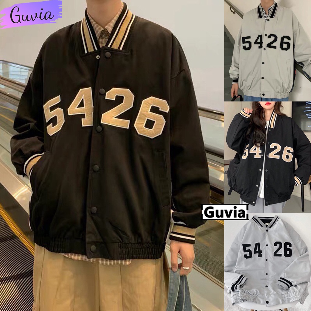 Áo khoác bomber dù 5426 nam nữ form rộng Unisex 2 lớp Chống Nắng Siêu Hot ulzzang Jacket Bomber Guvia