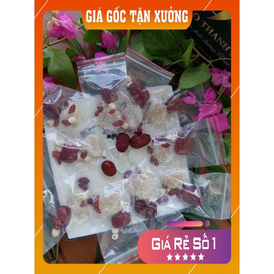 [GIÁ TẠI XƯỞNG- HÀNG NGUYÊN CHẤT] 50gr Yến sào vụn Nguyên chất +🎁 kèm nguyên liệu Cung Đình