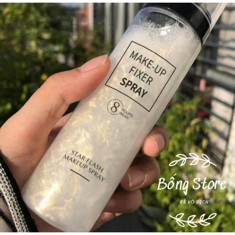 [Rẻ Vô Địch] XỊT KHÓA NỀN &amp; BẮT SÁNG CĂNG BÓNG LỚP MAKEUP SPRAY