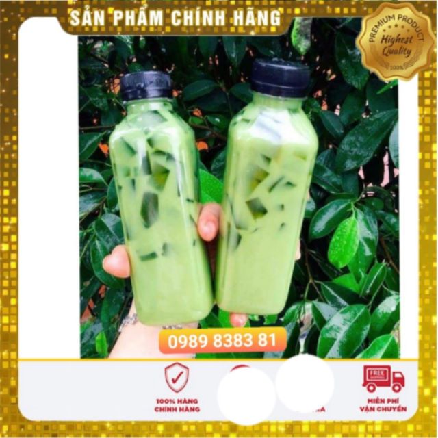 Combo 50 chai nhựa vuông  350ml đựng sữa chua