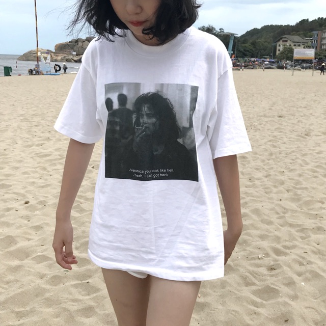 Áo phông hìn unisex   ( ẢNH THẬT SHOP CHỤP )