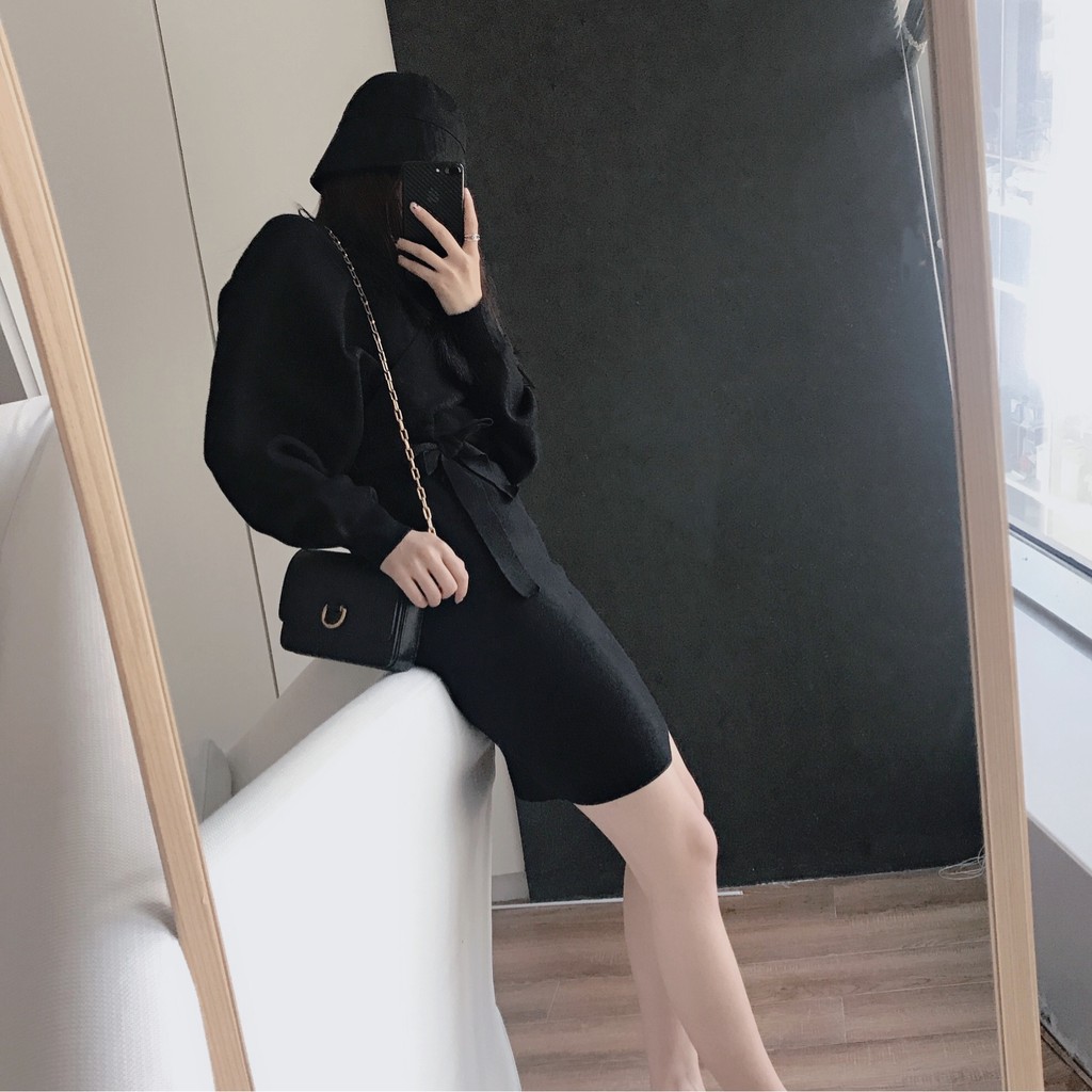 Đầm len dáng ôm