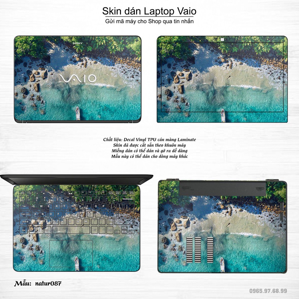 Skin dán Laptop Sony Vaio in hình thiên nhiên nhiều mẫu 4 (inbox mã máy cho Shop)
