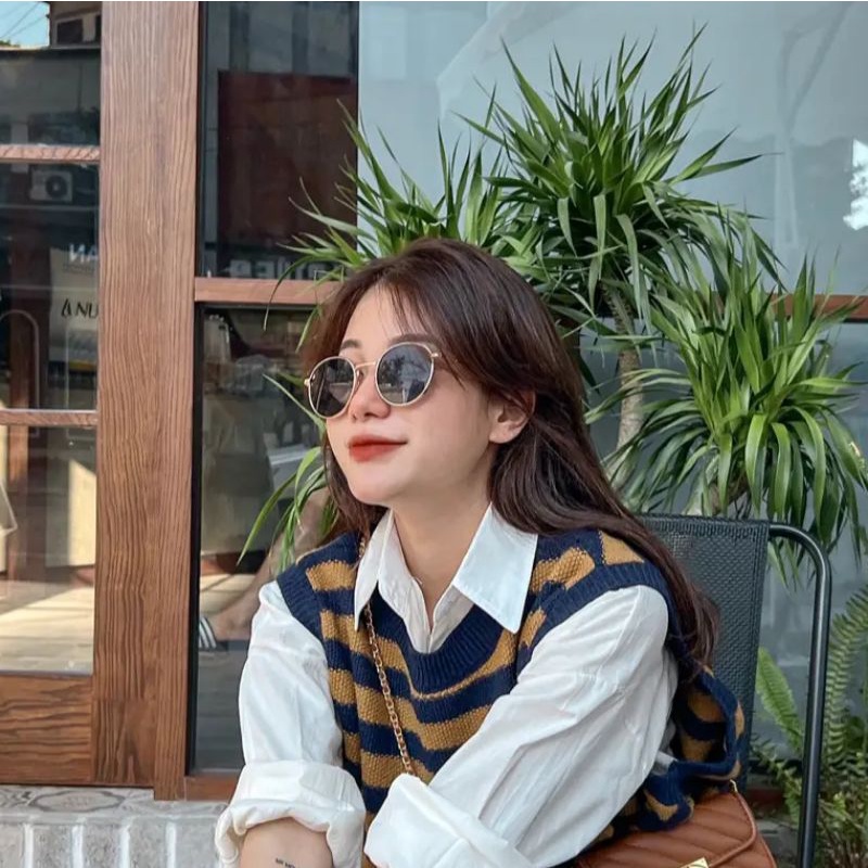 Kính Mắt Thời Trang Gọng Hợp Kim Chống Tia UV Hàng Quảng Châu Chilli1993