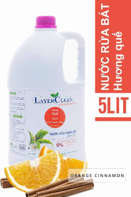 Nước rửa chén bát hữu cơ layer clean