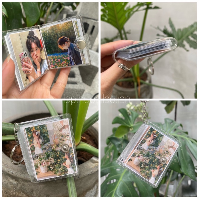 𝐀𝐥𝐛𝐮𝐦 𝐚̉𝐧𝐡 𝐦𝐢𝐧𝐢 - Móc khoá sổ ảnh kèm 20 ảnh