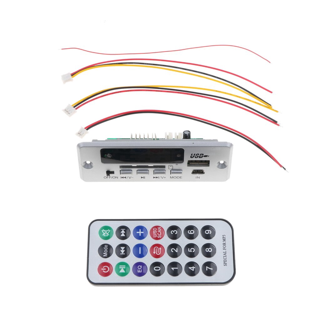 Mô-đun giải mã không dây Bluetooth 5.0 MP3 màn hình màu phát nhạc MP3