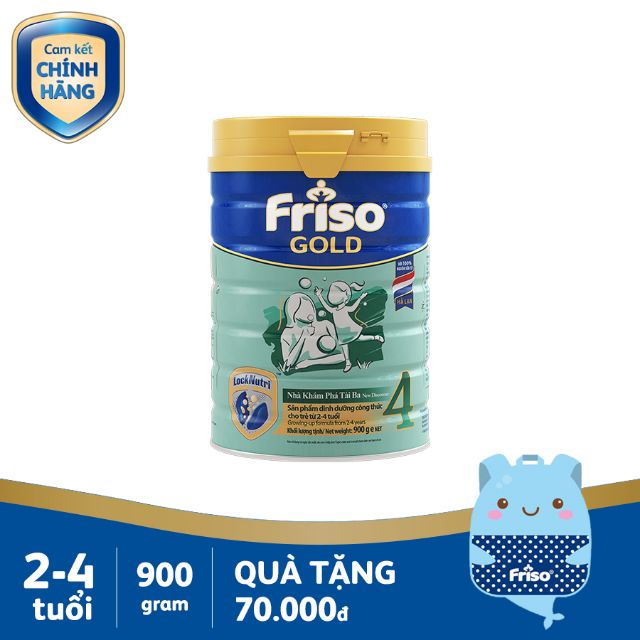 Sữa Friso Gold 4 lon 900gam