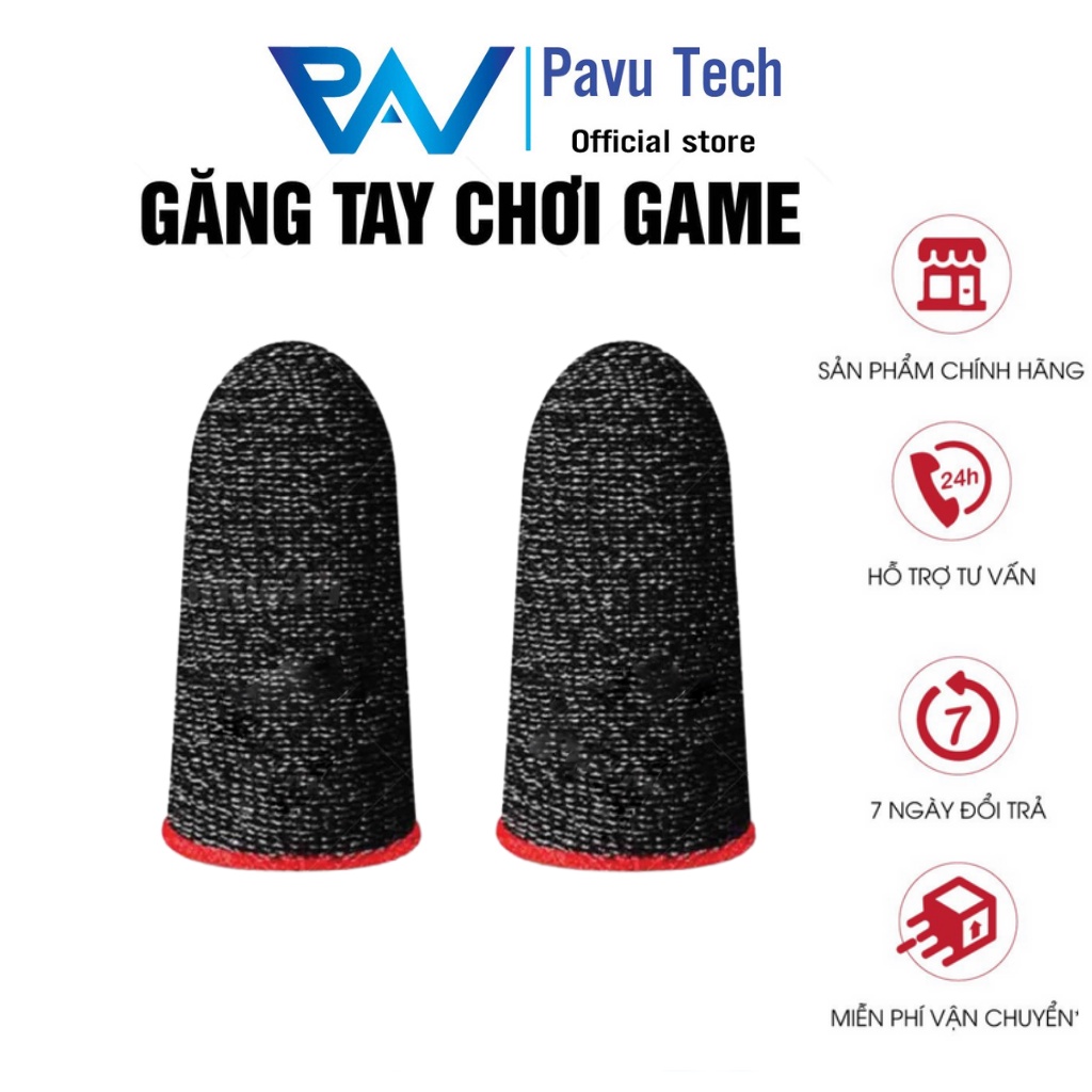 Bao Tay Chơi Game freefire, Pubg, Liên Quân Găng tay chơi game Chống Mồ Hôi, Siêu Nhạy,Co Giãn Cực Tốt Chính hãng Pavu