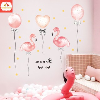 Giấy dán tường 3D mẫu decal đẹp giá rẻ phòng ngủ phòng khách - trang trí cho bé gái bé trai có keo sẵn - SẾU HỒNG