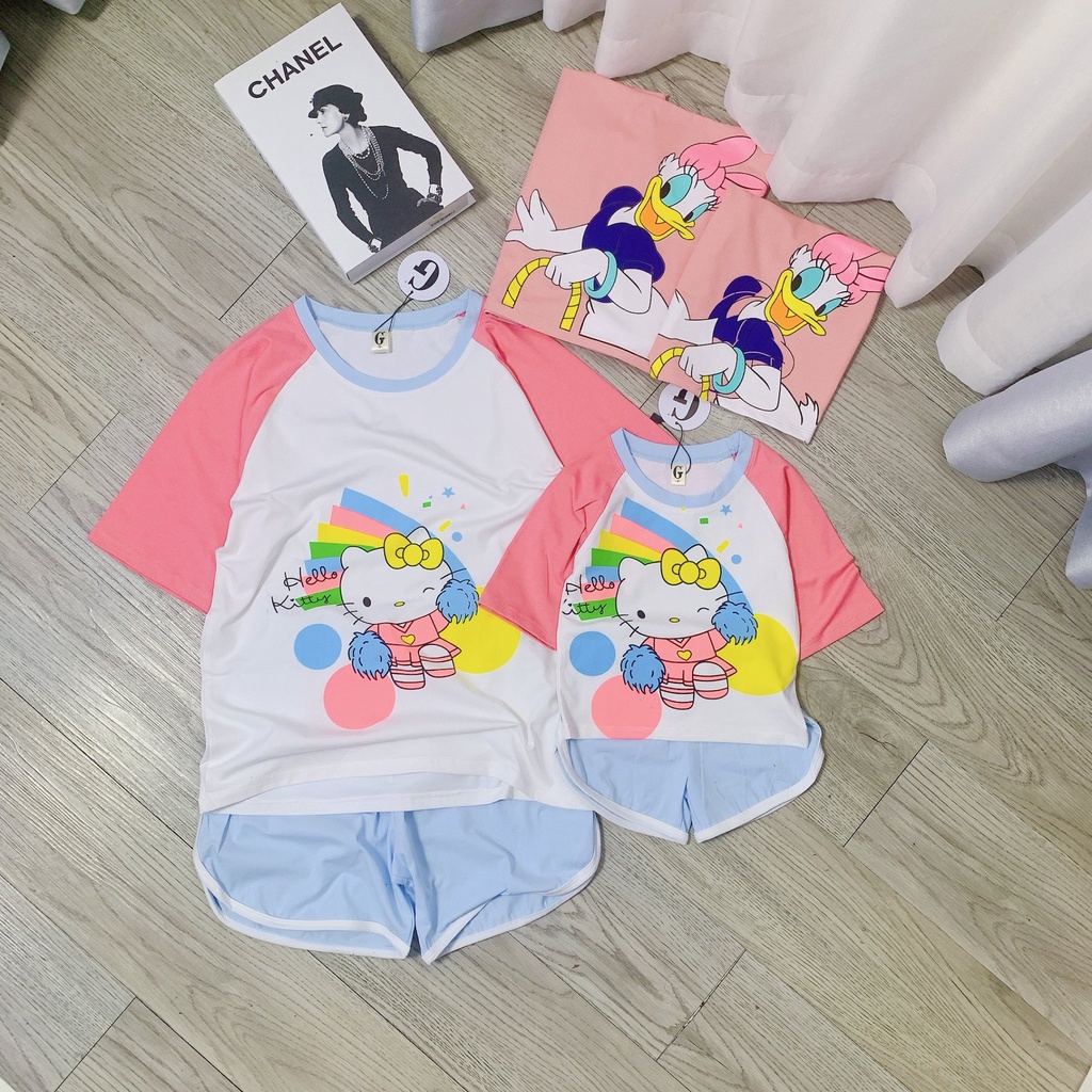 Lyvyshop - Bộ quần áo cho mẹ, bé gái siêu dễ thương (giá 01 bộ) từ 09kg-70kg