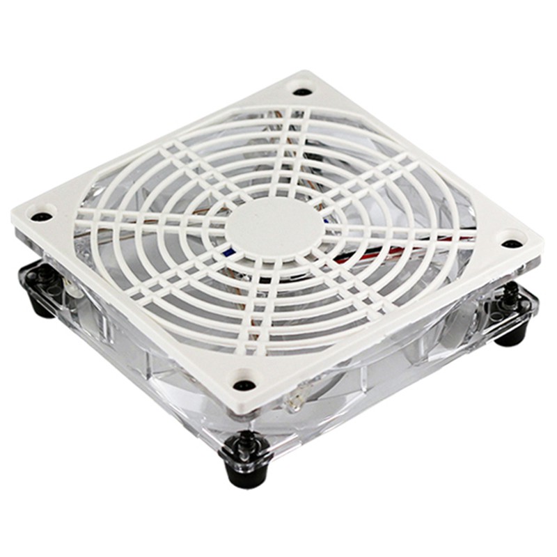 New Usb 5V Led Cooling Fan Wifi Router Holder Cooler Tv Set-Top Box Support Heat