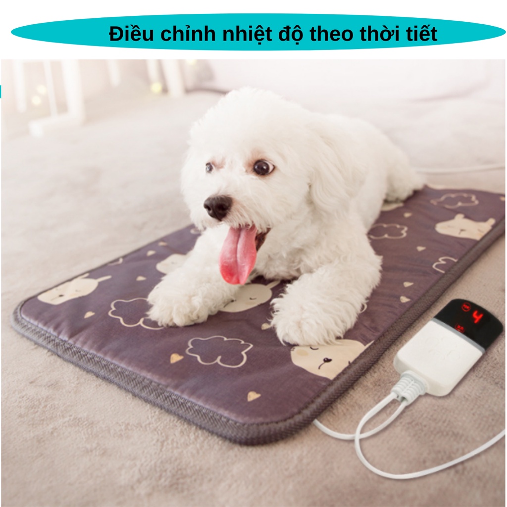 Hipidog đệm sưởi cắm điện chống cào xước cho chó mèo / Heated pad mat waterproof