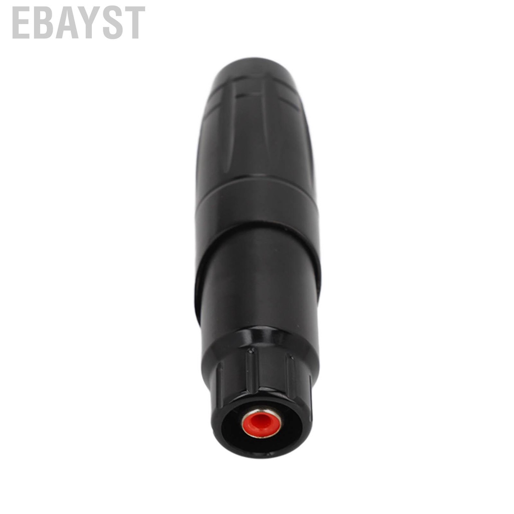 Ebayst Rotary Cartridges Tattoo Pen Aluminum Alloy Black Lightweight High Speed Adjustable Machine with RCA Cord