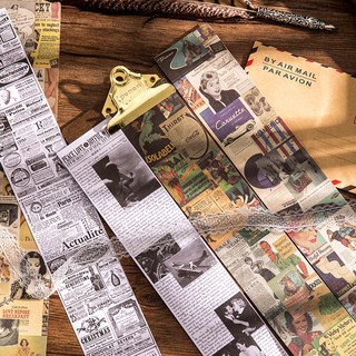 Dải washi retro cổ điển trang trí sổ bullet journal
