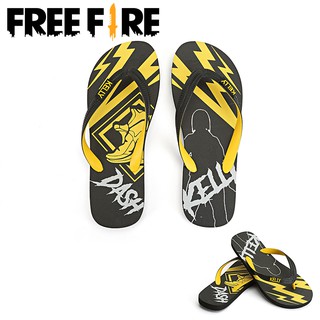 Dép kẹp ngón chân Kelly FREE FIRE thoải mái màu vàng đen dành cho cả nam thumbnail