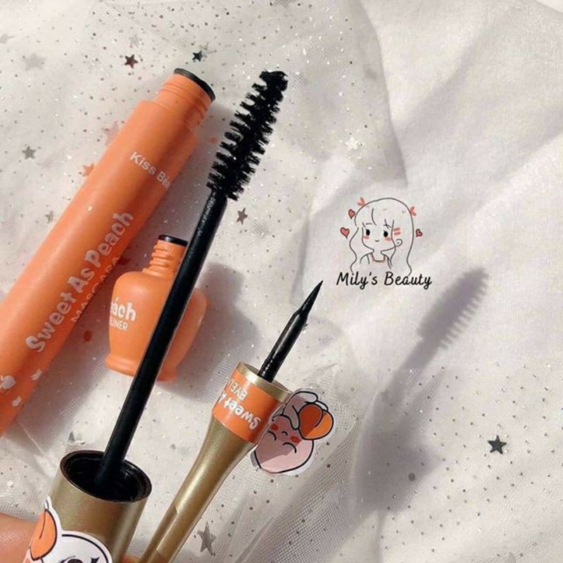 Chuốt Mi Mascara Trái Đào Sweet As Peach Kiss Beauty Siu Dễ Thương Giúp Mi Cong Đẹp Tự Nhiên | BigBuy360 - bigbuy360.vn