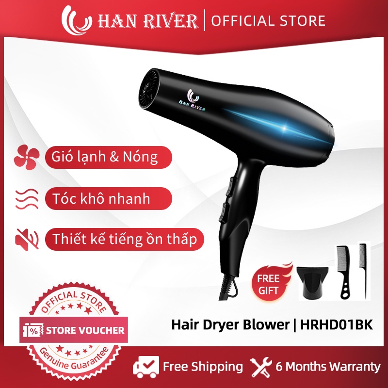 Máy sấy tóc công suất lớn tạo kiểu chính hãng , máy khò tóc 2 chiều nóng lạnh 2200w