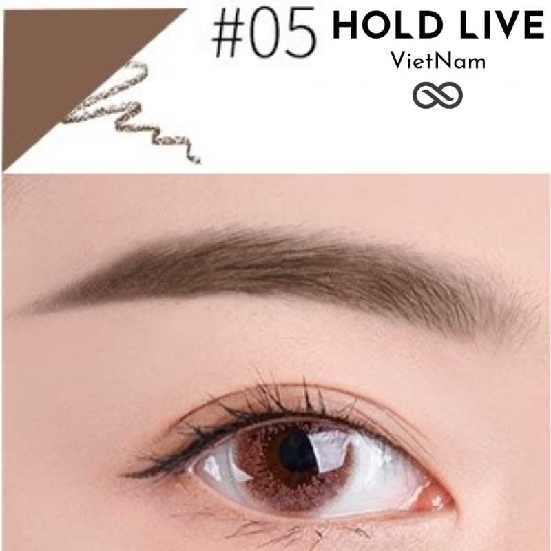 Chì Kẻ Mày HOLD LIVE Slim Brow Natural Fine Eyebrow Pencil