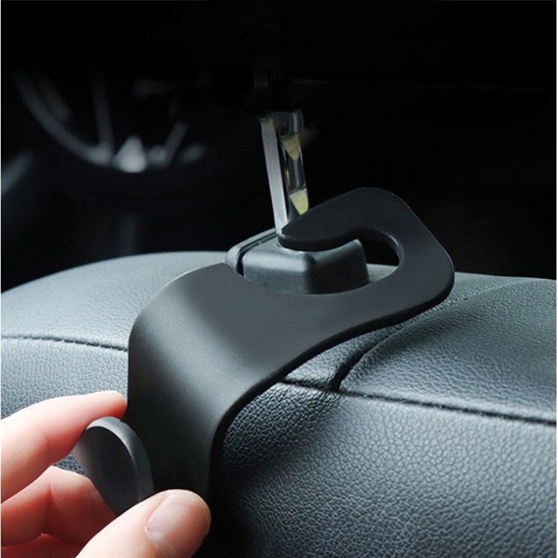 1 Móc Treo Đồ Chịu Lực Tốt Gắn Lưng Ghế Xe Hơi Tiện Dụng