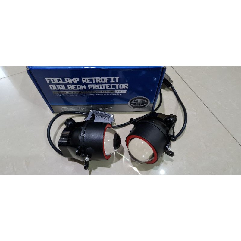 Bi gầm LED STC Angel cao cấp Lens xanh