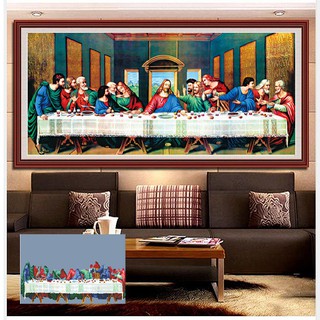 Tranh Đính Đá Bữa Tiệc Ly KT:100x50cm-174x75cm