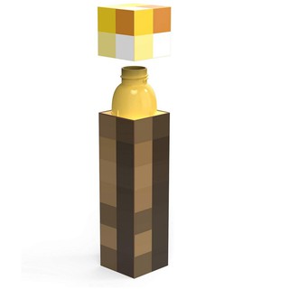 Bình đựng nước Minecraft hình đuốc hình nhân vật độc lạ