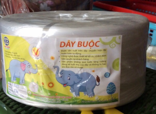 Dây buộc VIỆT NHẬT Plastic hàng Công Ty 1kg loạj trắng trong suốt