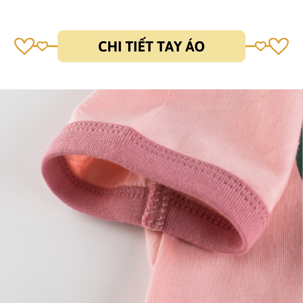 Áo thun bé gái ngắn tay 27Kids 27Home áo cộc nữ 100% Cotton cho trẻ từ 2-10 tuổi GSTS10