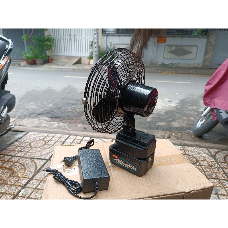 Thân quạt pin navara chân pin phổ thông Makita , cánh 20cm