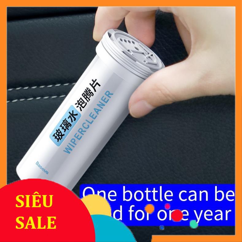 Hộp 12 viên rửa kính chắn gió xe hơi hiệu Baseus Seminoma dạng cứng