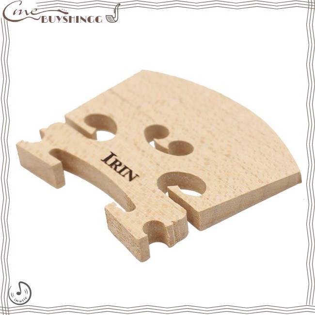 Violin Bridge Qin code Violin accessories Size Pieces Maple 5 Violin Bridge Full 4/4