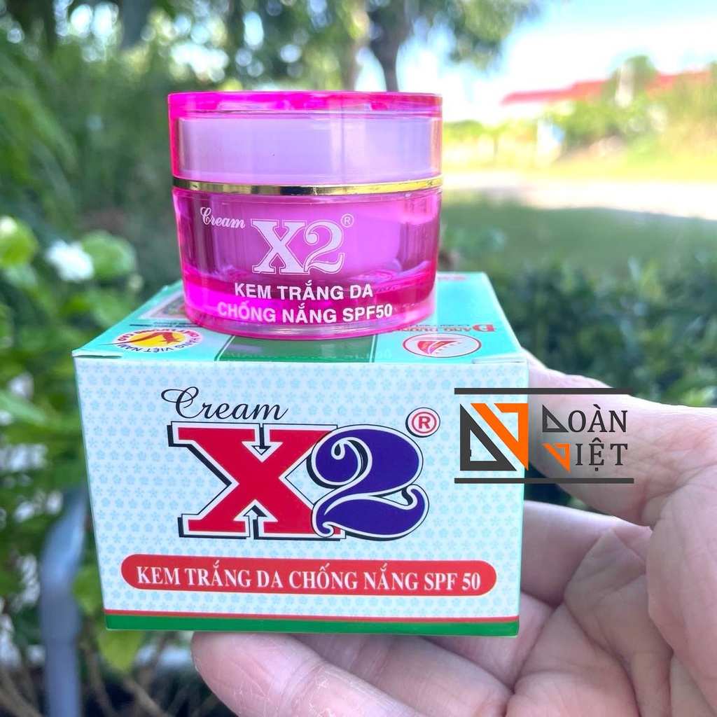 Kem FACE X2 - Trắng da, Tái tạo, Tàn nhang đồi mồi, Chống nắng bảo vệ da - Hiệu quả nhanh. Hàng chính hãng Công ty