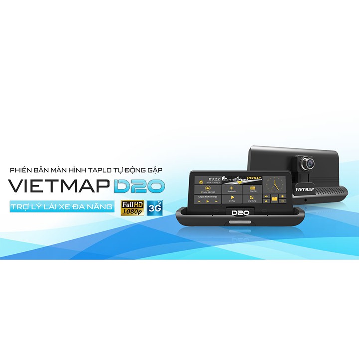 Camera hành trình dạng Taplo giám sát trực tuyến VIETMAP D20