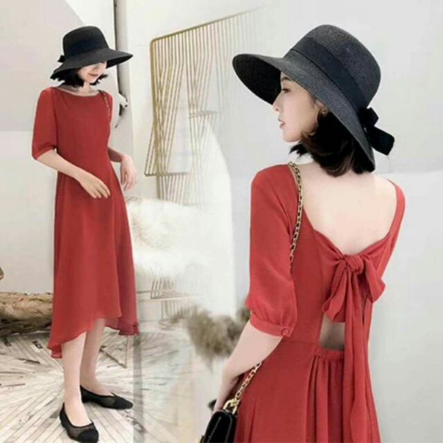 Đầm voan lụa