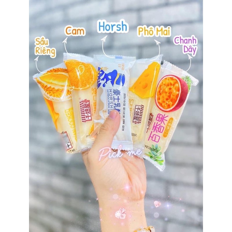 Bánh Sữa Chua Ông Già Thùng 500G Vị Truyền thống/ Phomai/ Ice cream/ Sầu riêng/ Cam
