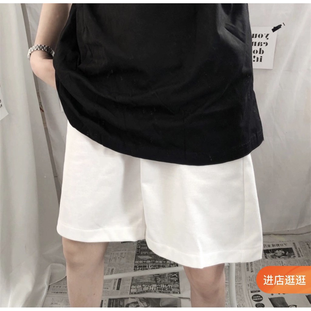 [Rẻ Vô Địch] Quần Shorts Đùi Ống Rộng Trơn
