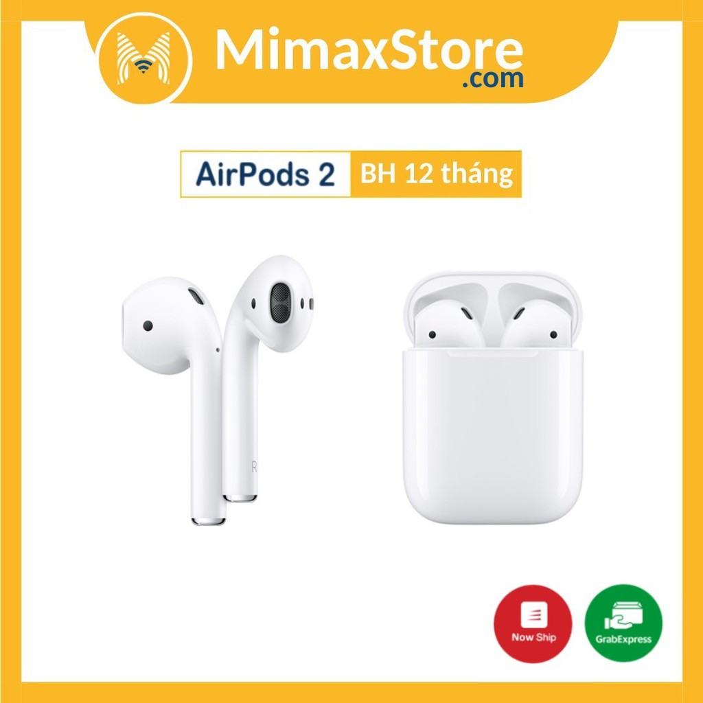 [Bản VN/A] Tai Nghe Bluetooth Apple AirPods 2 - MV7N2 - VN/A Mới 100% Loại Sạc Có Dây | Hàng Chính Hãng Apple