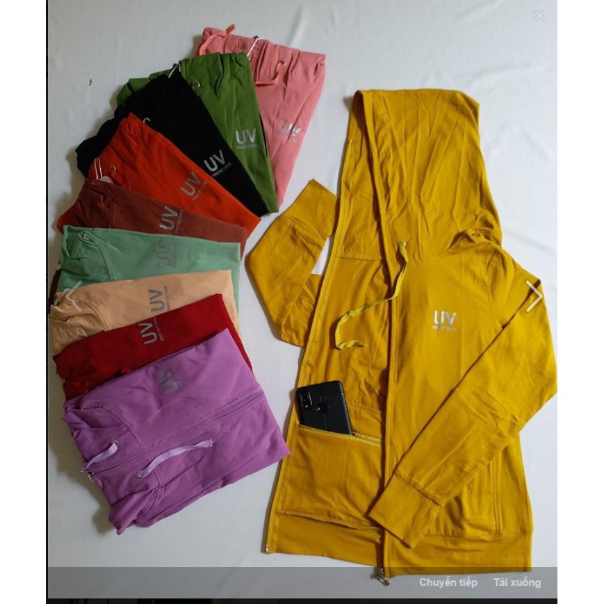 (HÀNG XUẤT DƯ) - Áo khoác chống nắng vải THUN 100% cotton - 6 Túi xịn xò | BigBuy360 - bigbuy360.vn