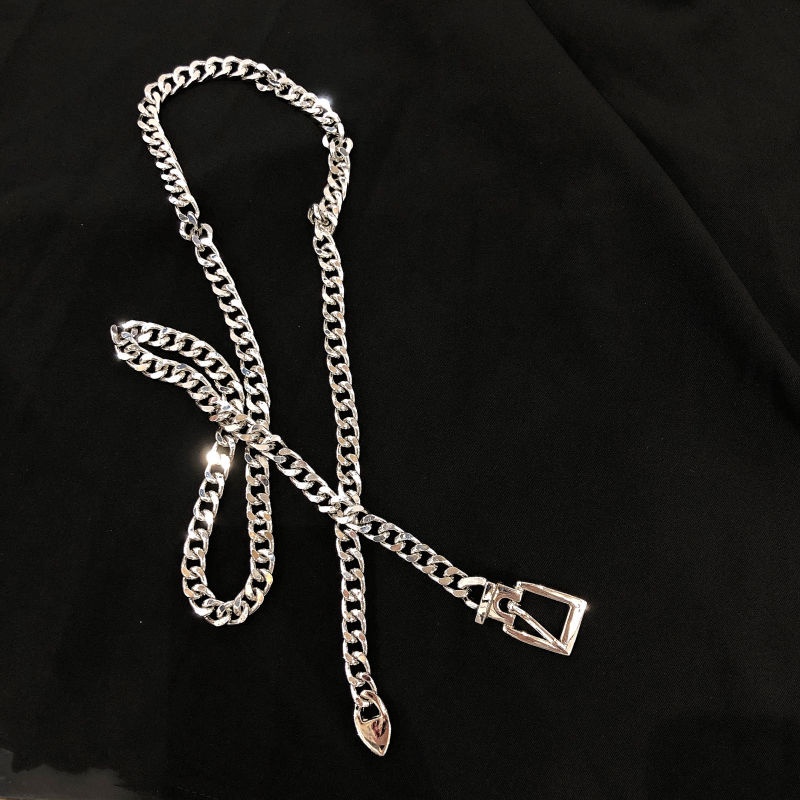 Dây xích kim loại đeo thắt lưng phong cách hip hop Hàn Quốc