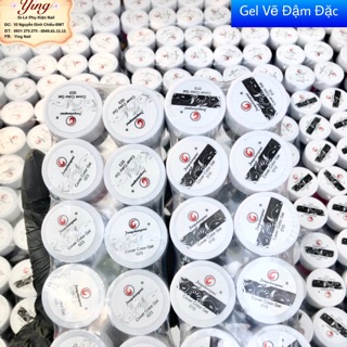 Gel vẽ đậm đặc ko chảy.Có set 20 màu và lẻ trắng đen