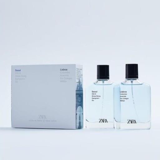 SET 2 CHAI ZARA MAN LISBOA VÀ SEOUL 100ml