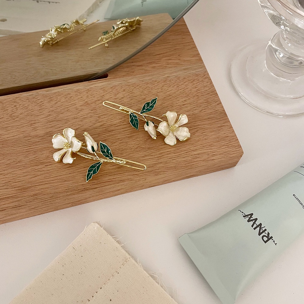 Kẹp Tóc Hình Bông Hoa Phong Cách Retro Kiểu Mới Cho Nữ