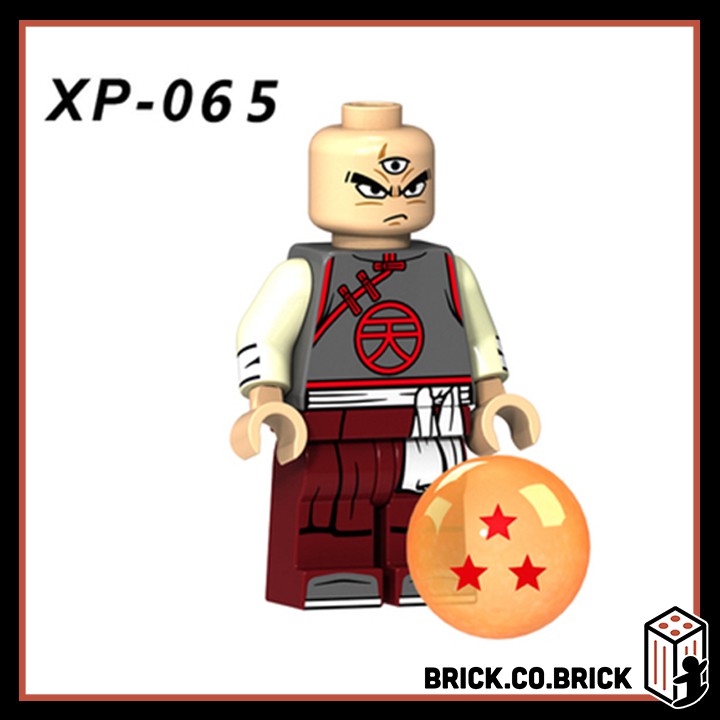 Bảy Viên Ngọc Rồng Đồ Chơi Minifigure Dragon Ball Lắp Ráp Anime Nhật Bản Krillin Tien Shinhan Goku Bardock KT1009