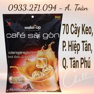 Cà phê sữa hòa tan wake up café sài gòn 3 trong 1 bịch 456g - cafe sữa wake up sài gòn 456gr