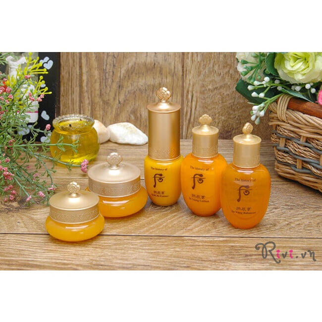 Bộ Dưỡng Da WHOO Vàng 5 Món chống lão hóa, nâng cơ dưỡng ẩm