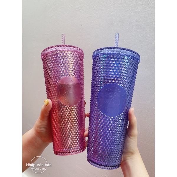 Ly nhựa Studded Cold Cup #Starbuck phiên bản Disneyland - Chính hãng Usa có bill