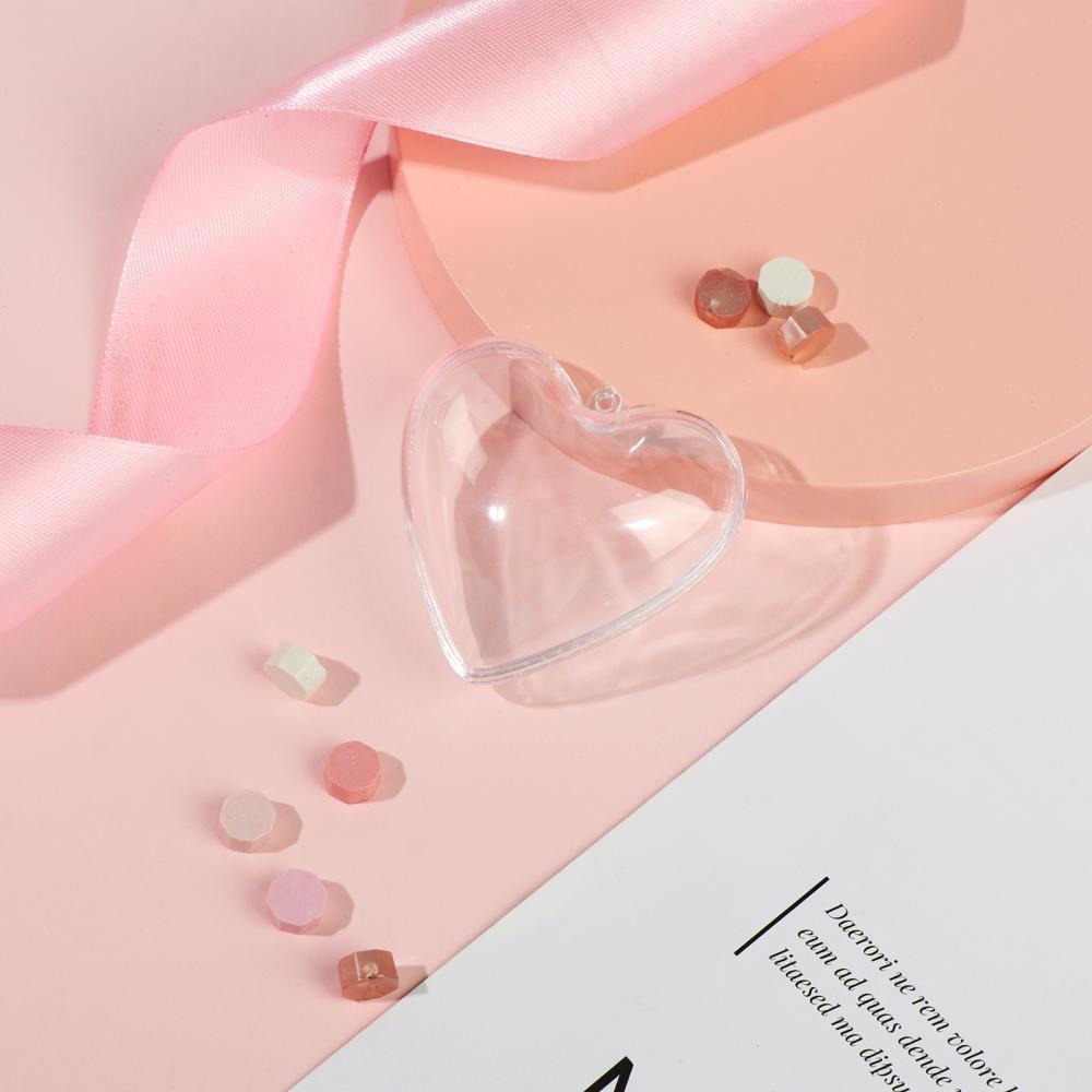 Khuôn Làm Hộp Kẹo Bằng Acrylic Hình Trái Tim Độc Đáo DIY