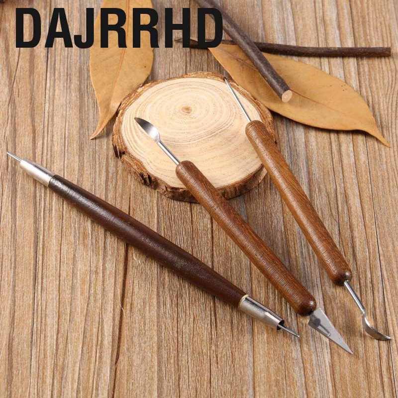 Bộ 6 dụng cụ chạm khắc bằng gỗ nhỏ gọn tiện lợi